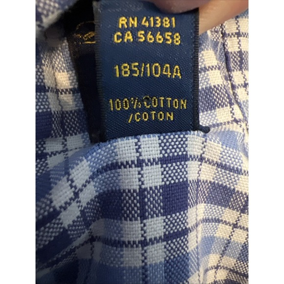 Ralph Lauren Plaid Long Sleeve Cotton Pony Logo Button Down Shirt Men's Size XL - Picture 8 of 9